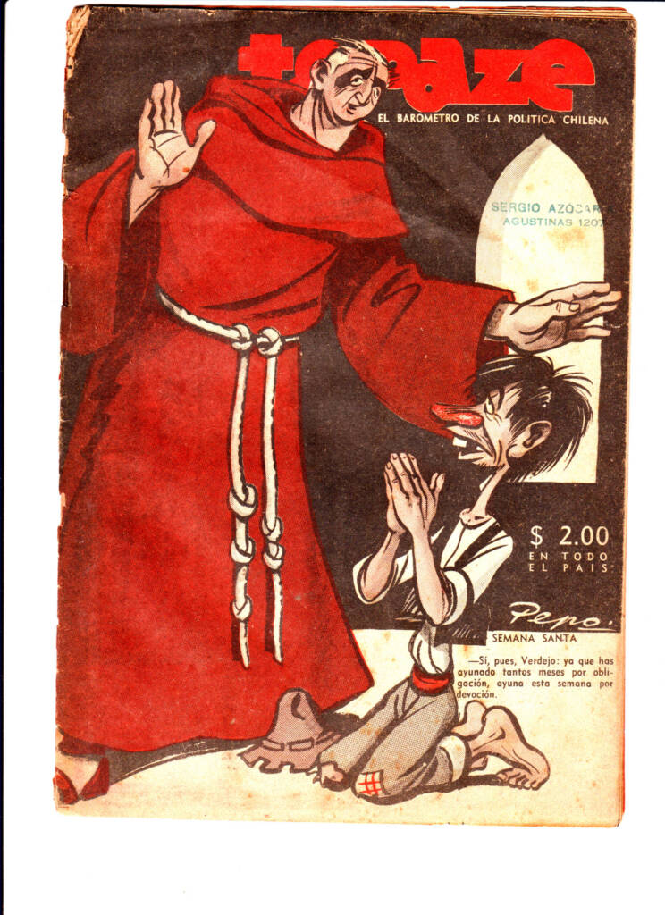 Revista Topaze n.º 656 Portada de la revista de humor político Topaze n.º 656
