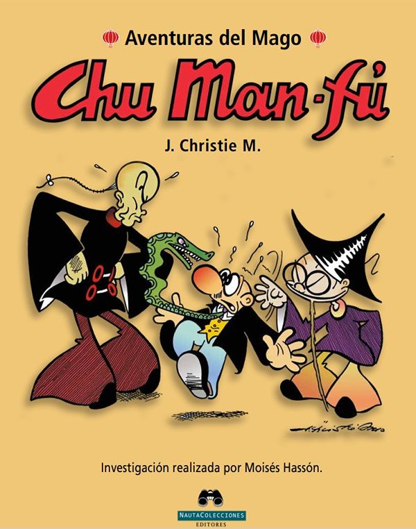 Portada del libro «Aventuras del mago Chu Man-Fú» de J. Christie M.