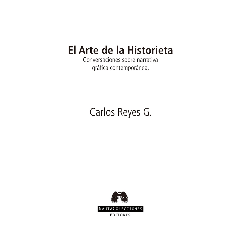 Página 3 del libro «El arte de la historieta» de Carlos Reyes G.