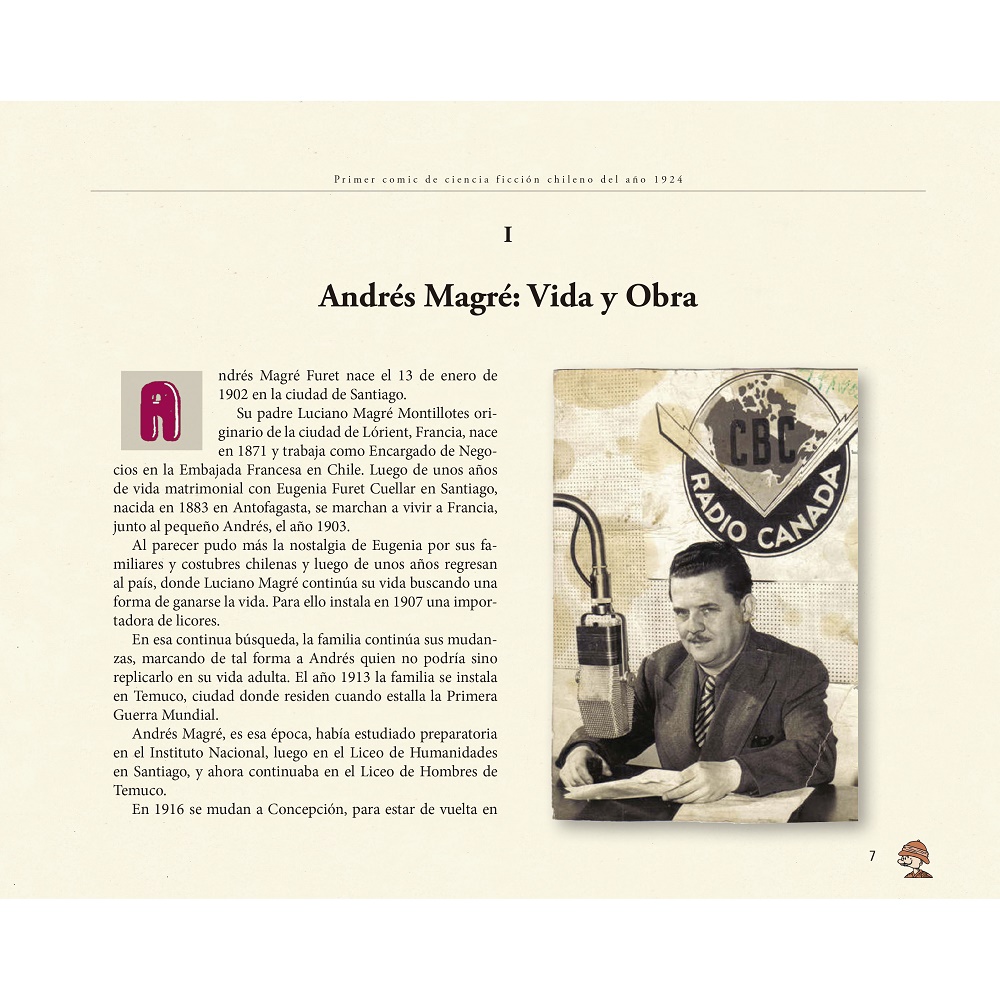 Página 7 del libro «Viaje de la Tierra a Marte» de Andrés Magré