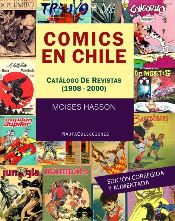 Portada del libro «Cómics en Chile» de Moisés Hassón