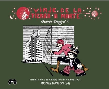Portada del libro «Viaje de la Tierra a Marte» de Andrés Magré